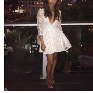 Lurelly flower lace dress