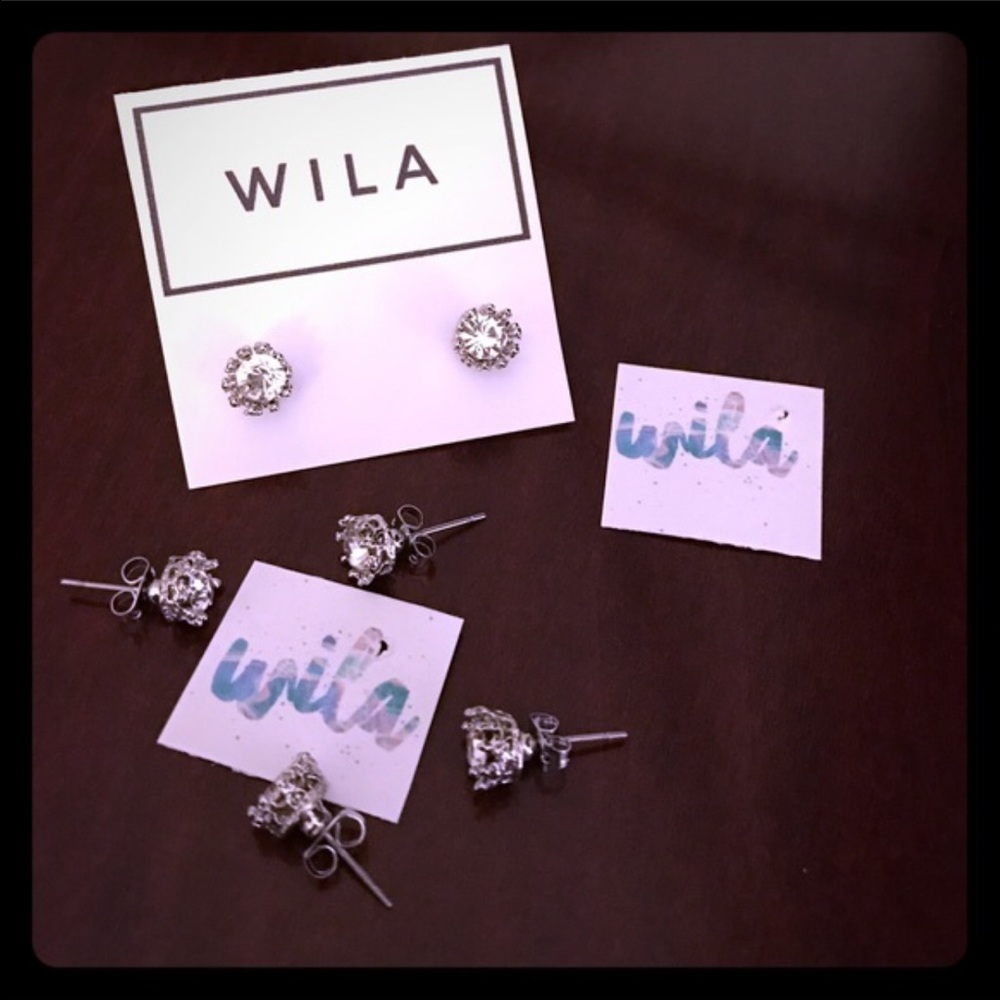 Crystal Stud Earrings