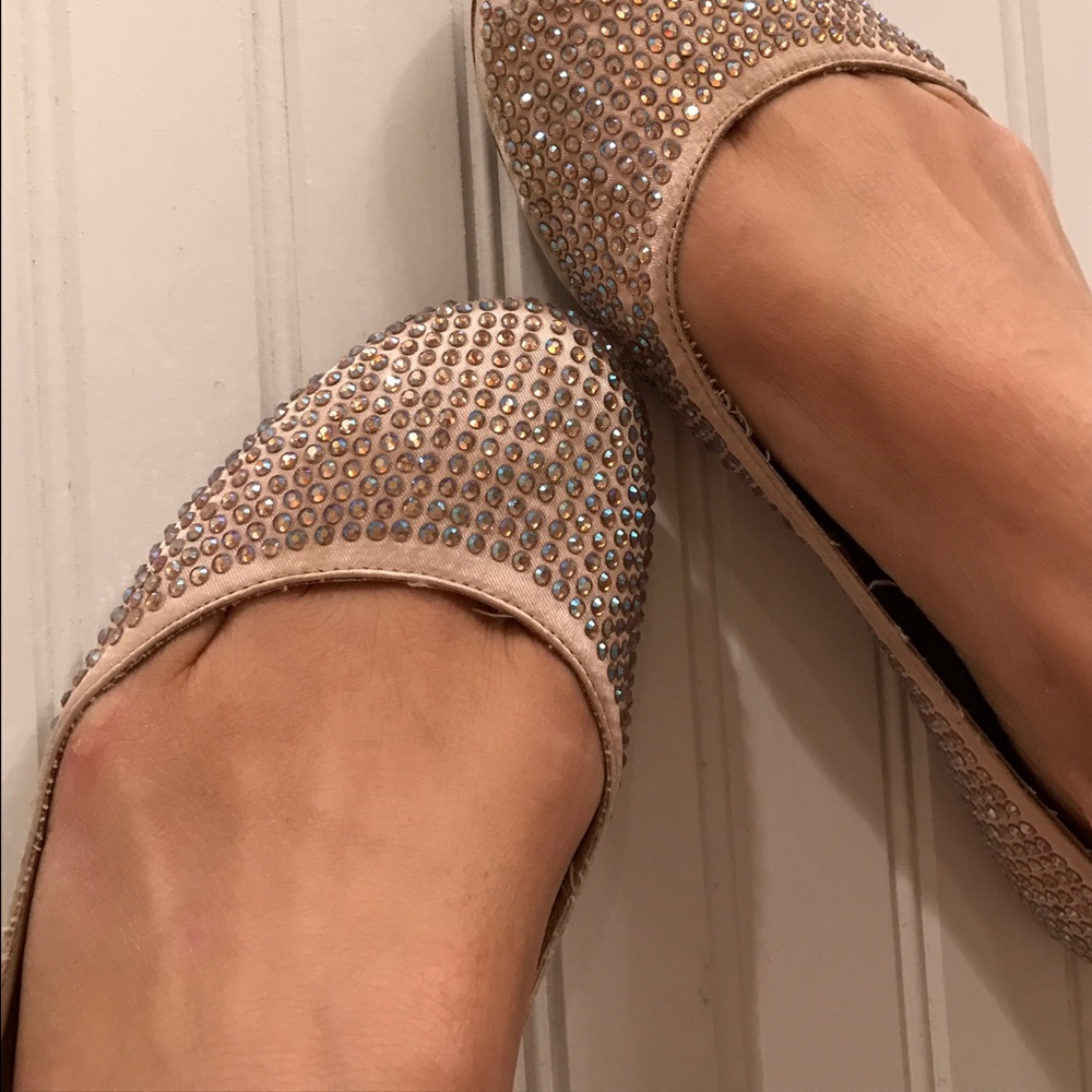 Steve Madden Rhinestone Ballerina Flat