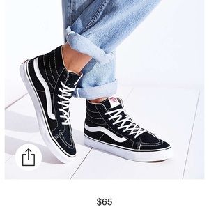Vans sk8-hi slim sneakers, size 9 women