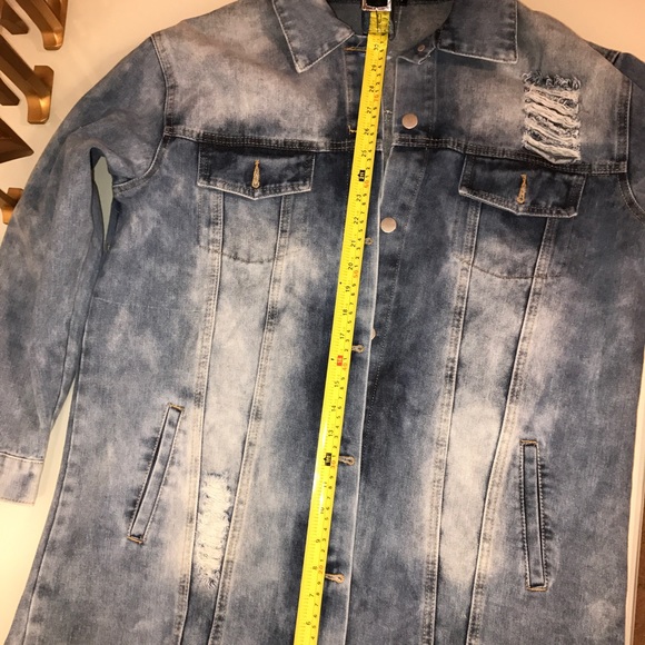 Denim trench coat - Picture 2 of 4