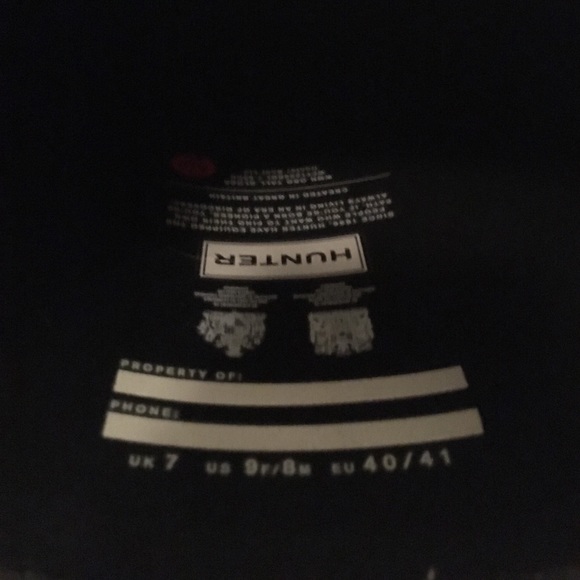 Used Black Hunter Tall Boots - Picture 4 of 4