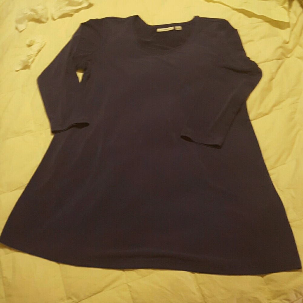 Purple tunic Susan Graver small