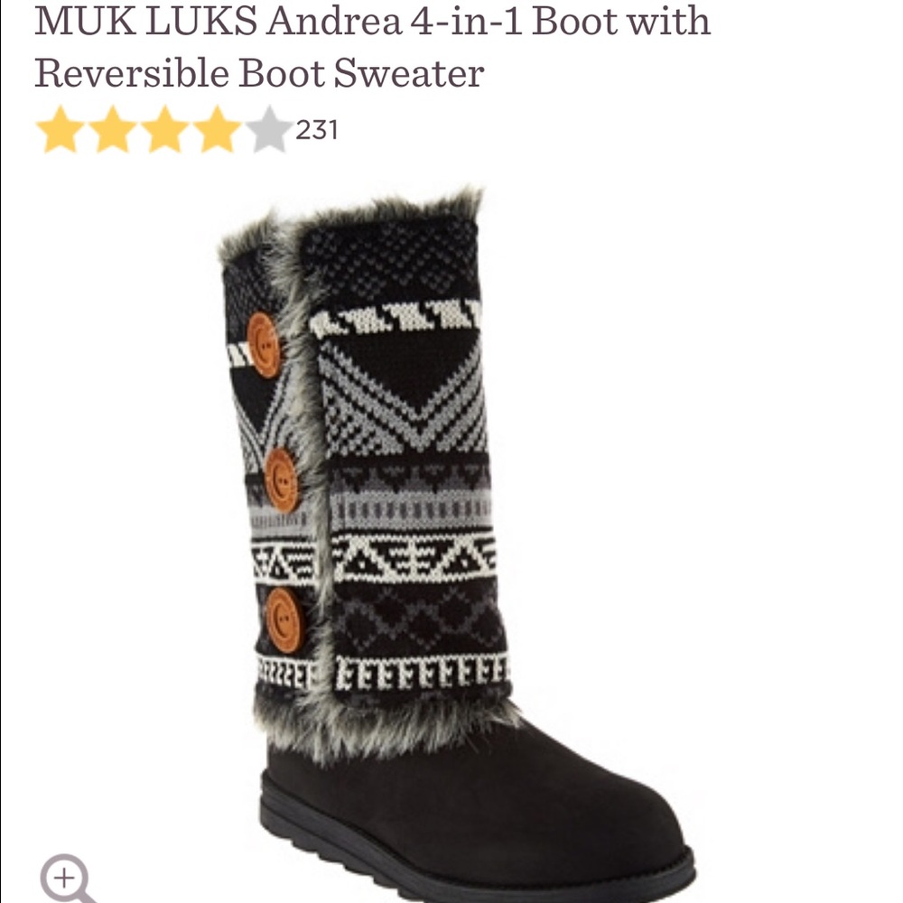 MUK 4 in 1 boots