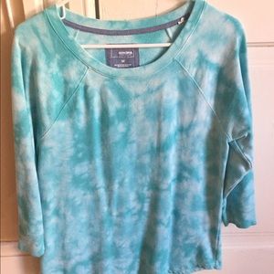 Tie-dye Blue lightweight sweatshirt