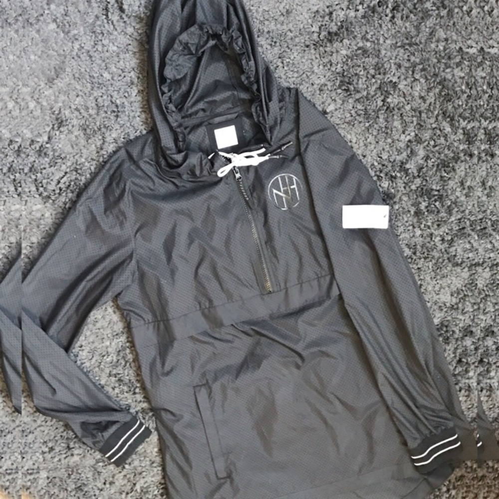 ⚡️ Ninth Hall Kinsley Black Perforated Windbreaker