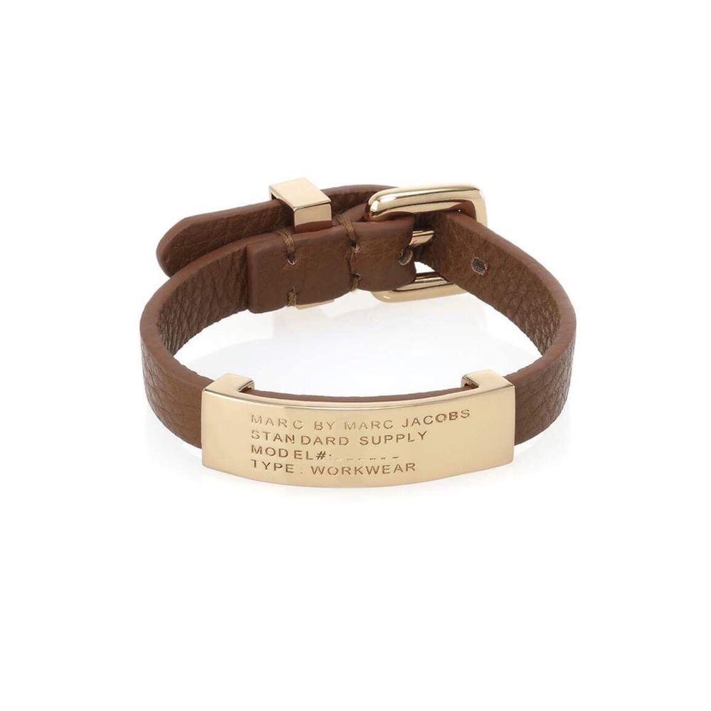 MARC BY MARC JACOBS Leather ID Bracelet