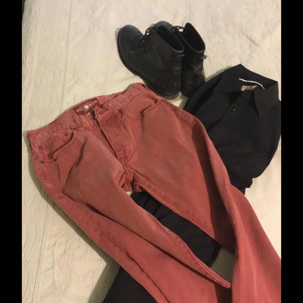 Lucky Brand denim jeans.