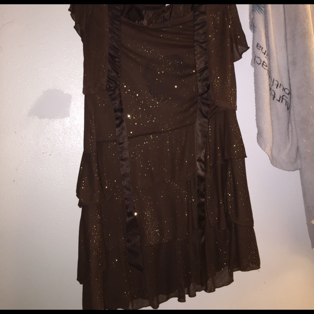 Strapless dress with jacket