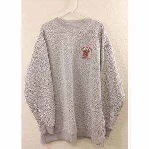 Vintage Oversized UMD Sweater - Heather Grey
