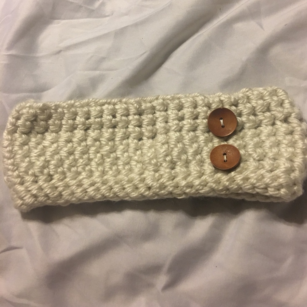 Knitted ear warmer
