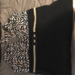 FINAL PRICE ⚡️ Super cute zebra bathing suit!