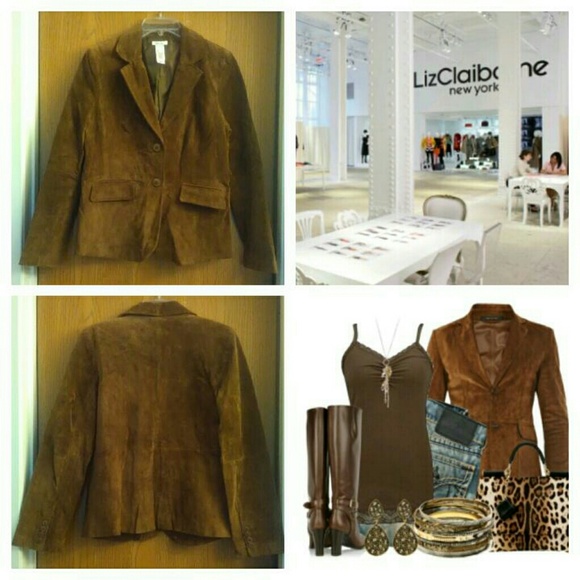 LIZ & CO. Jackets & Blazers - TODAY ONLY! LIZ & CO." SUEDE JACKET