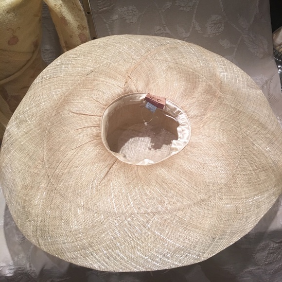 Derby tan with silver hints sun hat in sinamay main image 10