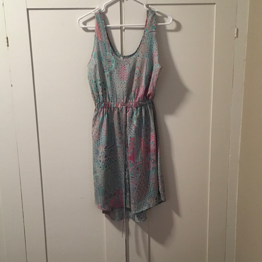 Aztec print dress
