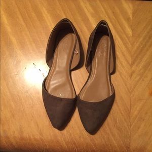 Brown size 8 flats