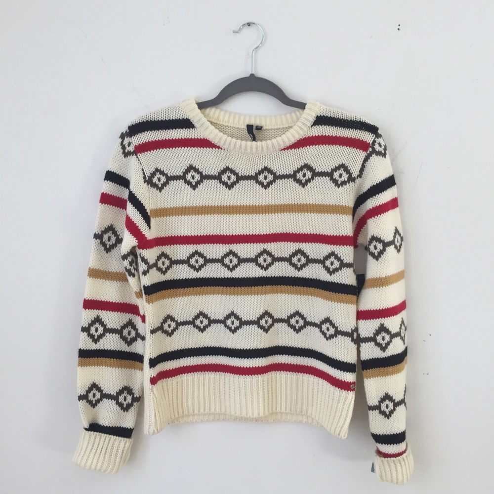 O’Neill chunky knit Aztec sweater