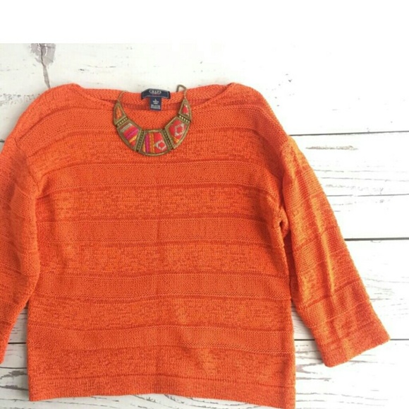 🌺Chaps crew neck spring sweater🌺 - Picture 2 of 4