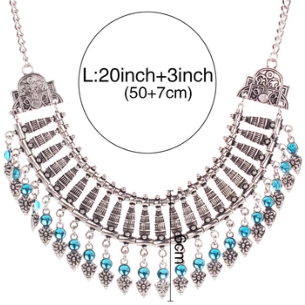 Boho Statement Necklace - Picture 4 of 4