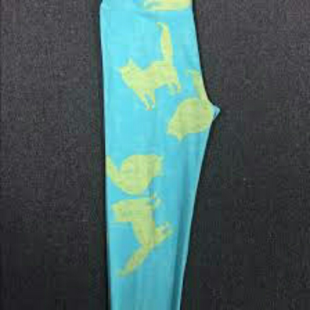 LuLaRoe Cats, Unicorn Print, size OS leggings new