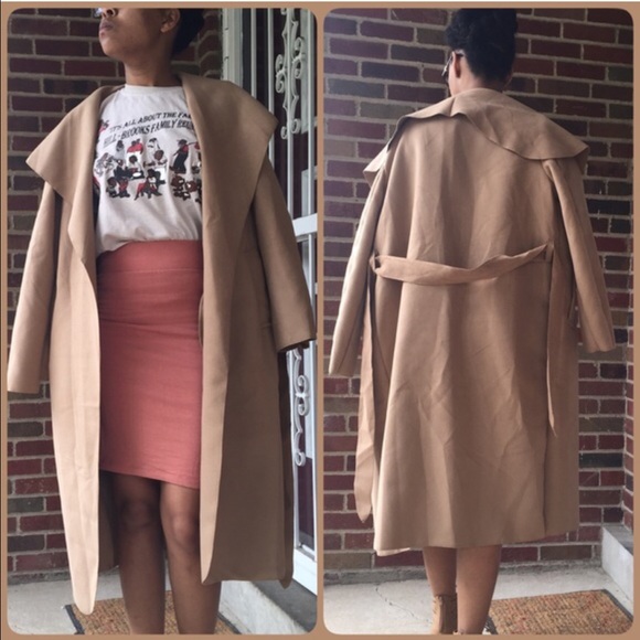 Jackets & Blazers - Camel Draped Waterfall Coat 💗HOST PICK