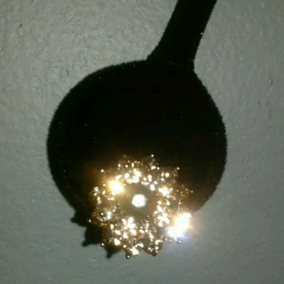 NEW AUTHENTIC PRUDENCE C ROSE-TONE CRYSTAL EARRING - Picture 4 of 4