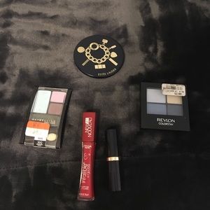 Variety of unused makeup