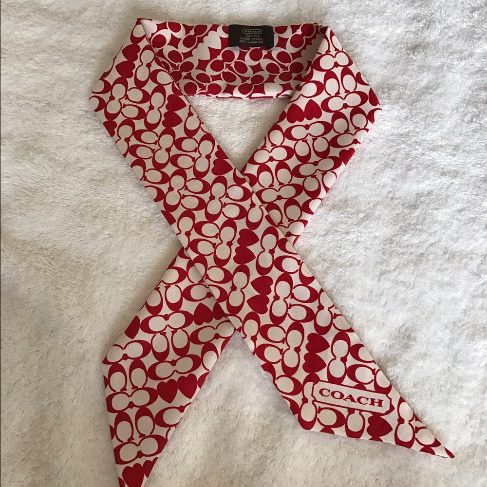 Coach Silk Scarf -100%Silk - Beautiful!