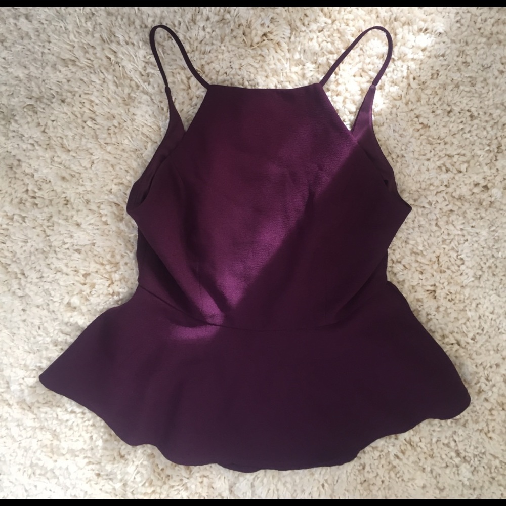 Charlotte Russe peplum top
