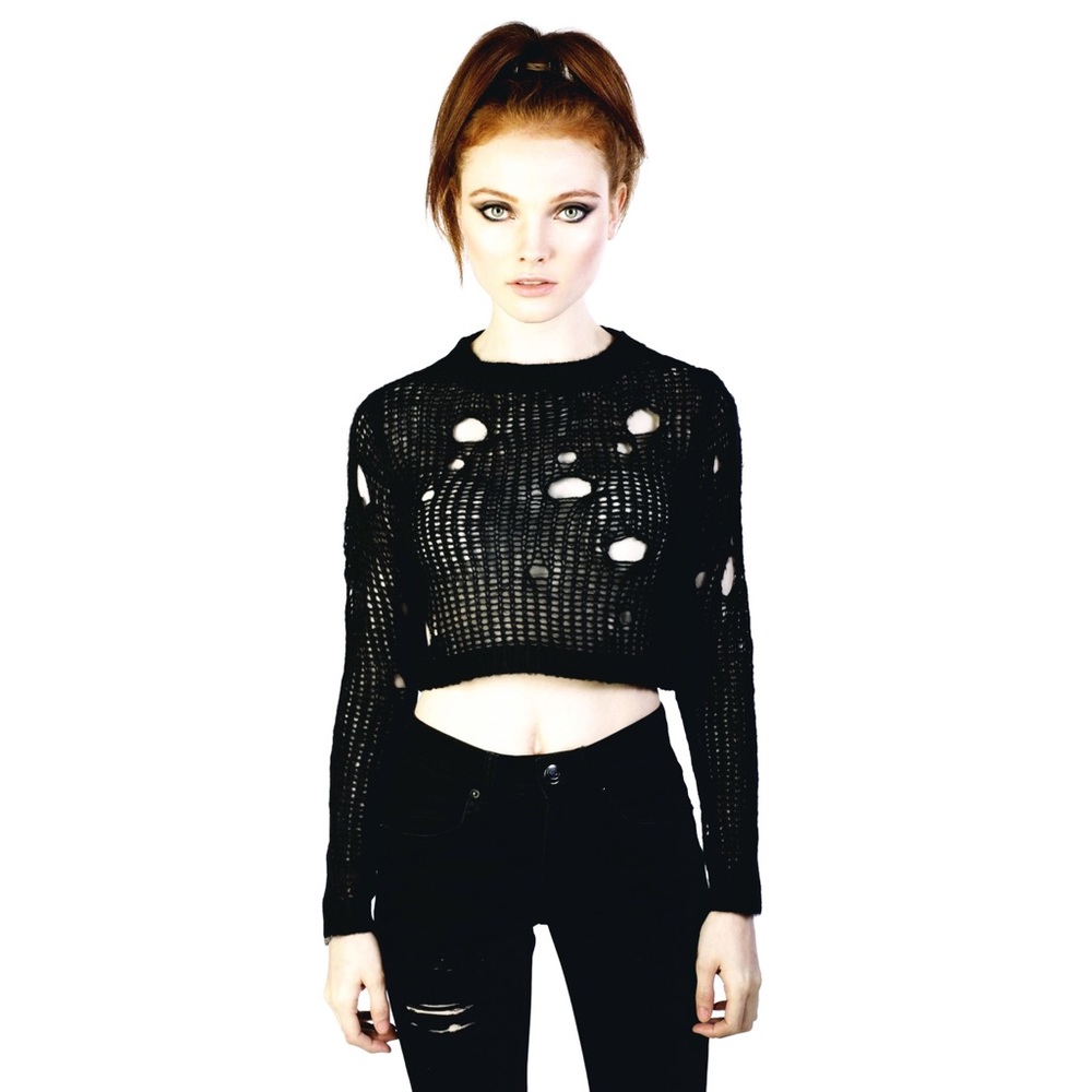 🔮 Disturbia Cropped knit sweater 🔮