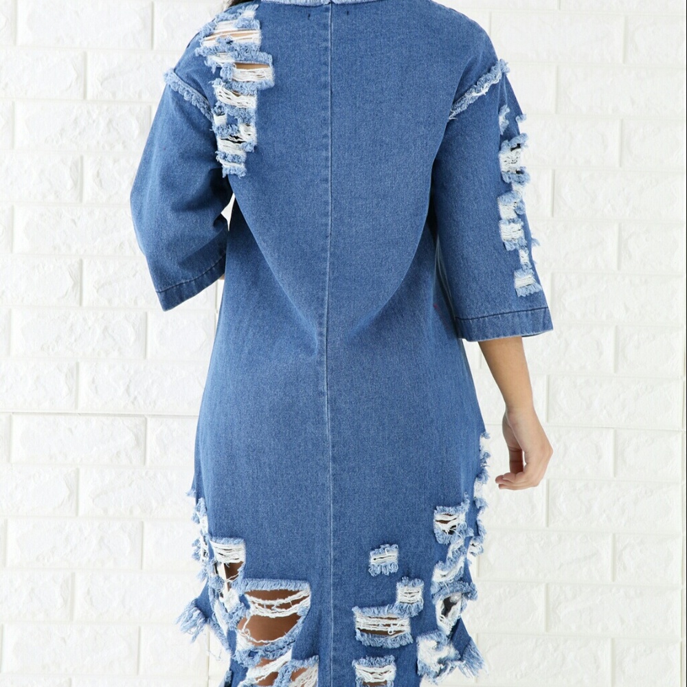 Denim Dress - Picture 2 of 5