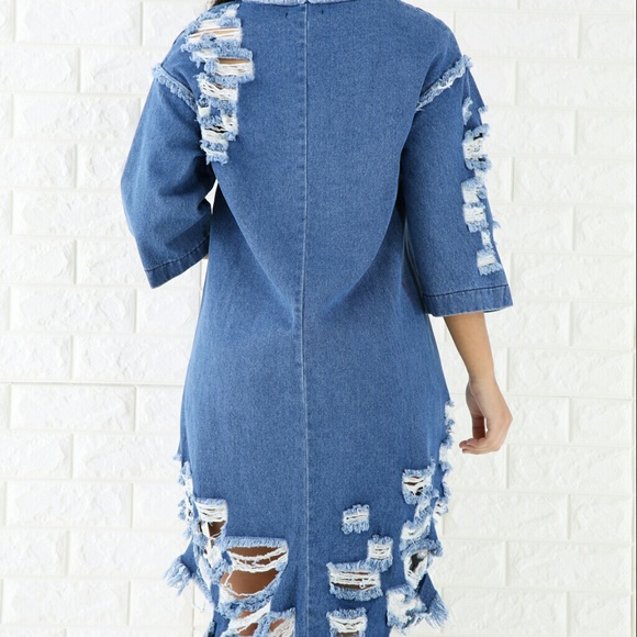 Denim Dress - Picture 2 of 5