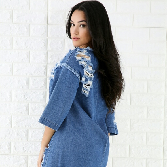 Denim Dress - Picture 3 of 5