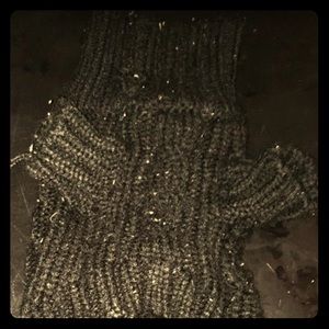 Small New Black turtle neck small dog sweater