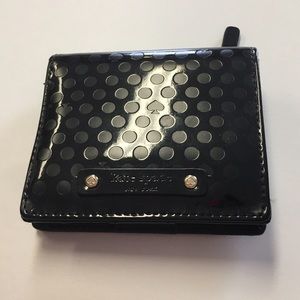 Black Kate Spade Compact Wallet