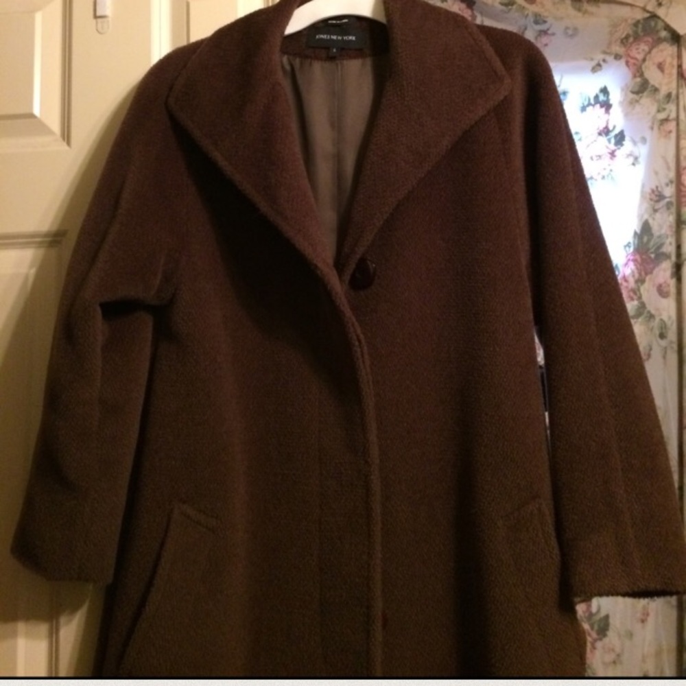 Jones of NY  Brown lined coat final reduction