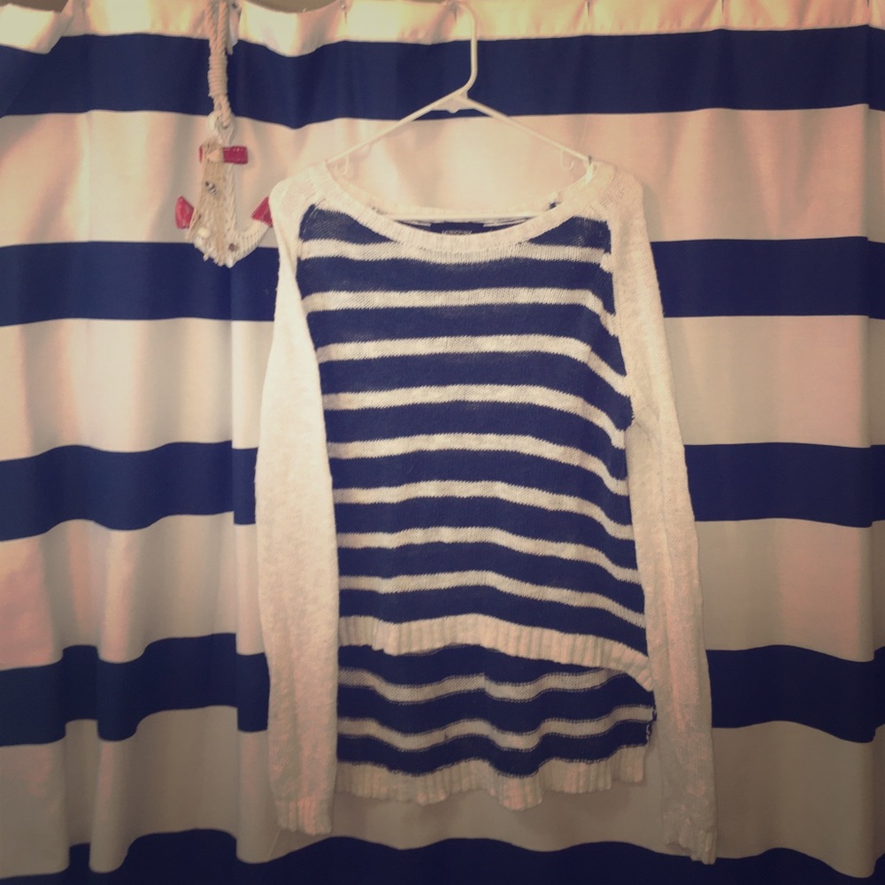 A MINKPINK sweater top. Nautical style.