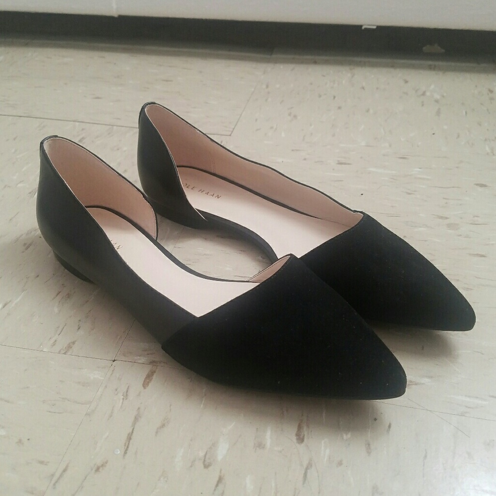 Cole haan suede flats