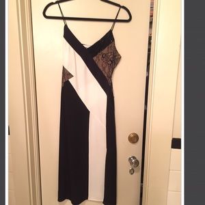 DVF Silk Slip, Midi Dress