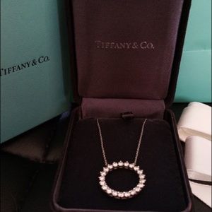 Tiffany & Co. Open Circle Diamond Necklace