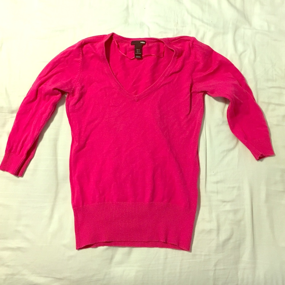 H&M 3/4 sleeve sweater