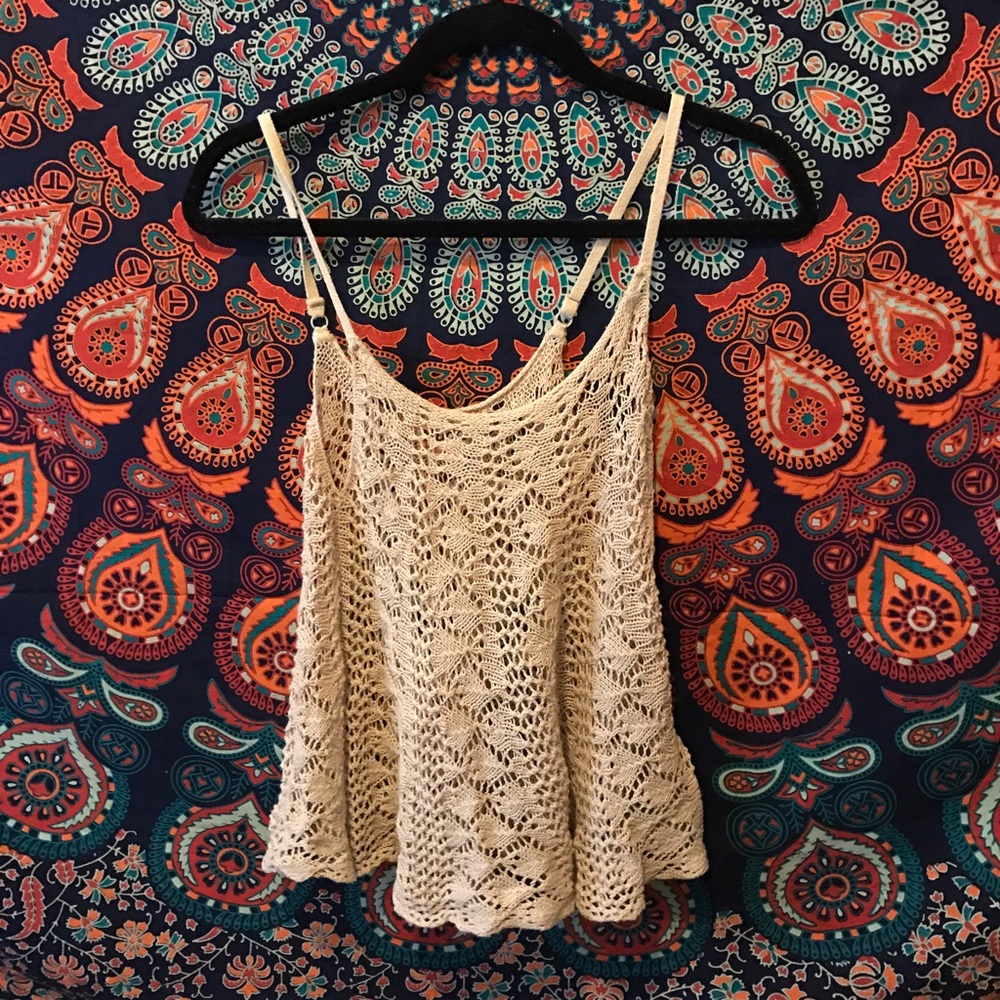 Boho knit tanktop