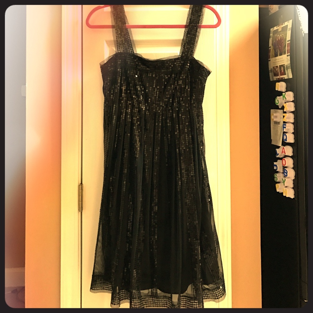 Black cocktail dress