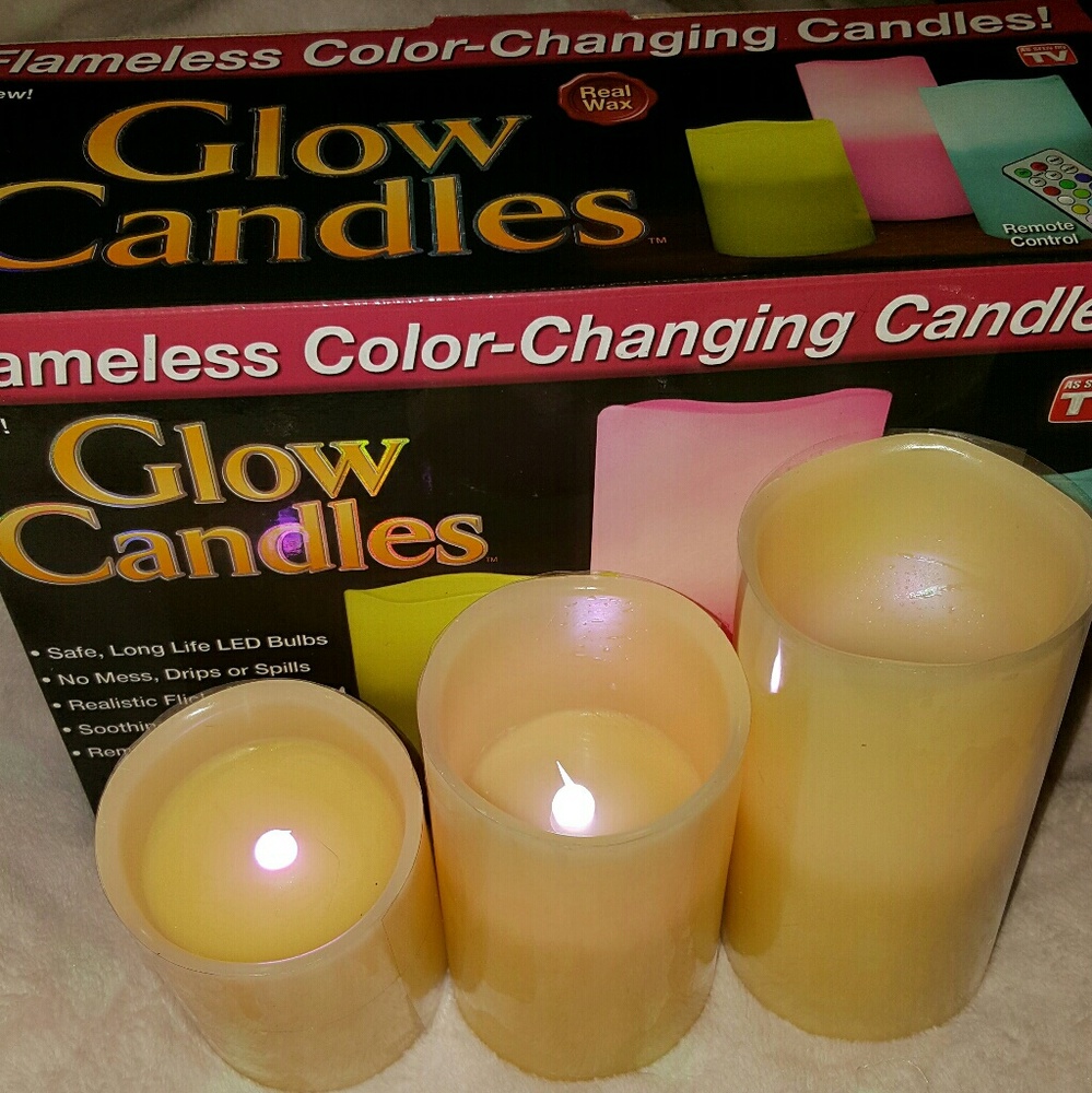 As seen on TV glow candles.
