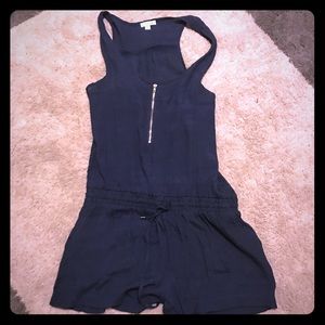 Navy blue romper