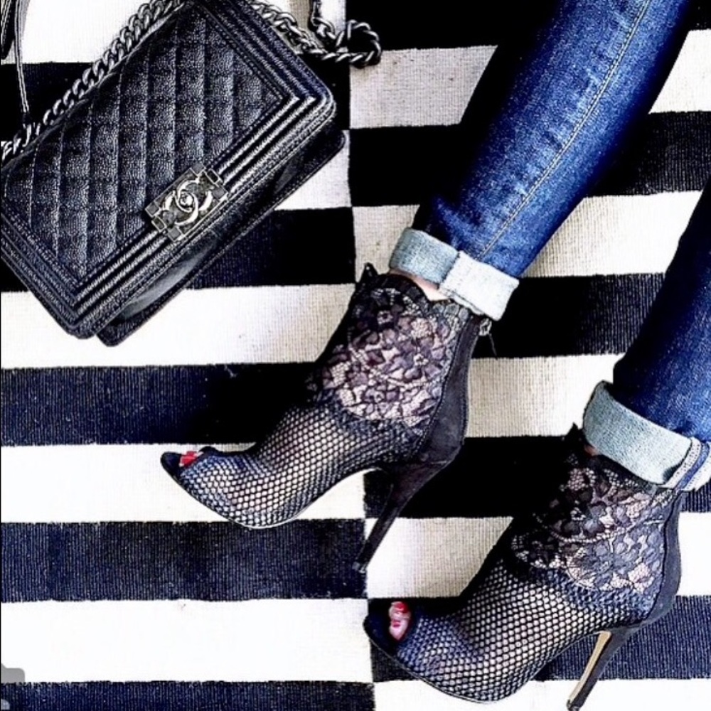 Lace Booties Sz 8.5