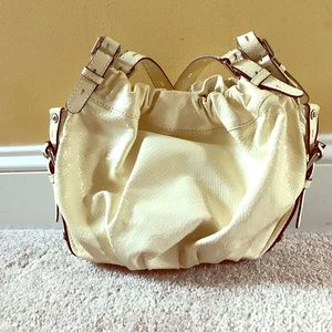 Gianni bini purse white reptile print