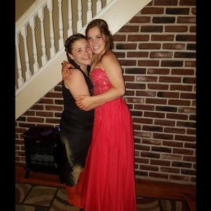 Ruby Red Prom Dress!!