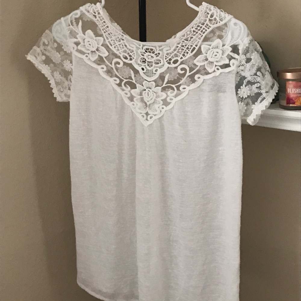 Lacey White Soft Top