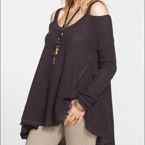 NWT Free People moonshine sweater Dark grey
